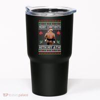 Merry Chrithmith Kith My Ath Christmas Mike Tyson Tumbler thumb 0