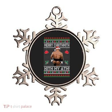 Merry Chrithmith Kith My Ath Christmas Mike Tyson Ornament