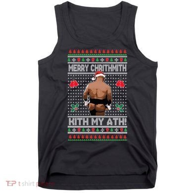 Merry Chrithmith Kith My Ath Christmas Mike Tyson Tank Top