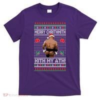 Merry Chrithmith Kith My Ath Christmas Mike Tyson T-Shirt thumb 0
