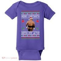 Merry Chrithmith Kith My Ath Christmas Mike Tyson Baby Bodysuit thumb 0