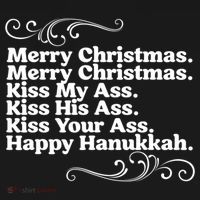 Merry Christmas K.iss My Ass Quote Christmas Vacation Women's Tank Top thumb 5
