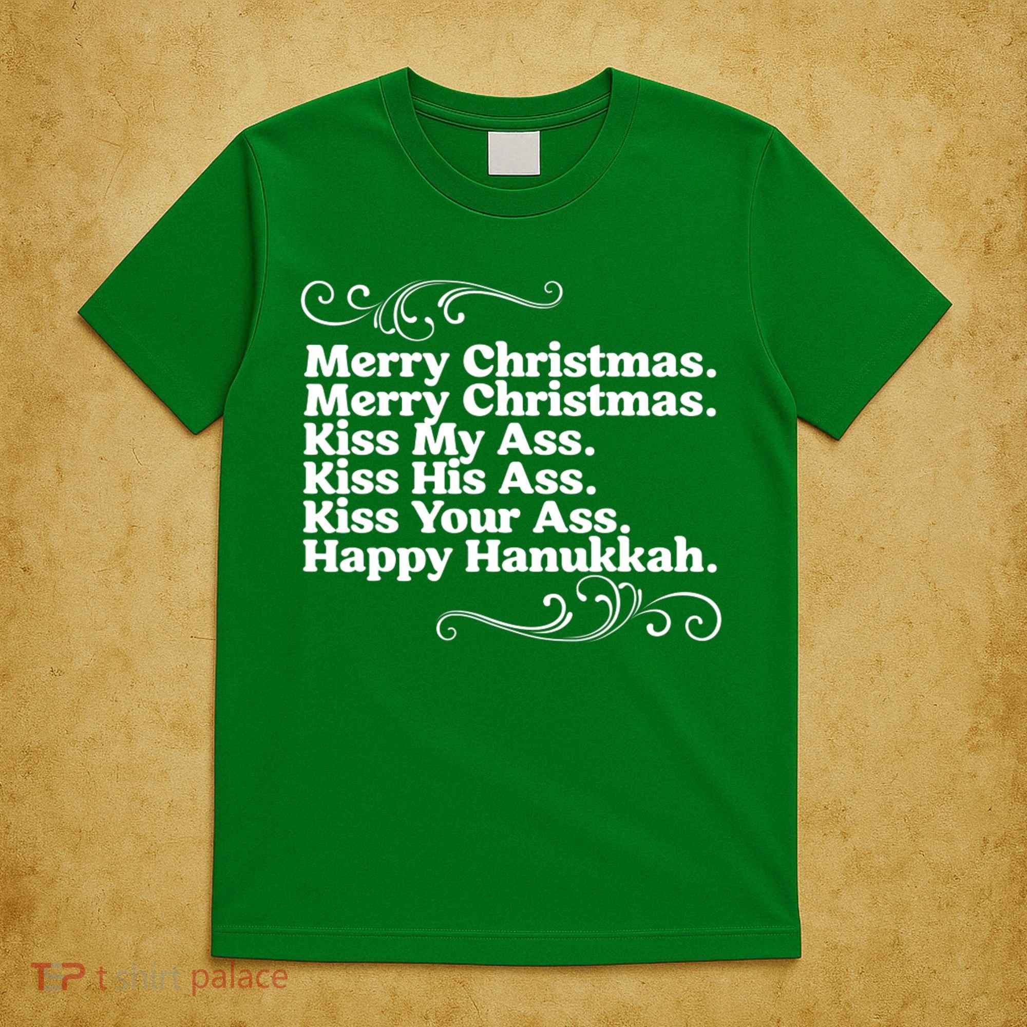 Merry Christmas K.iss My Ass Quote Christmas Vacation T-Shirt