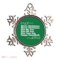 Merry Christmas K.iss My Ass Quote Christmas Vacation Ornament thumb 0