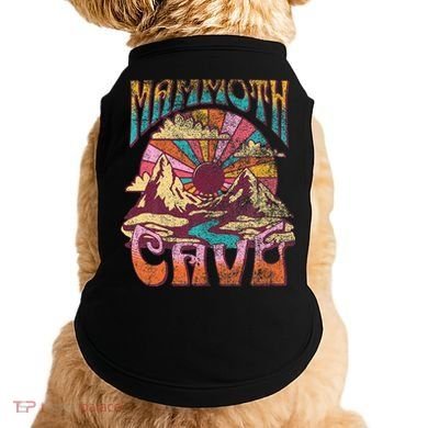 Mammoth Cave Kentucky Nature Hiking Mountains Outdoors Retro Doggie Tank