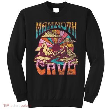 Mammoth Cave Kentucky Nature Hiking Mountains Outdoors Retro Sweatshirt