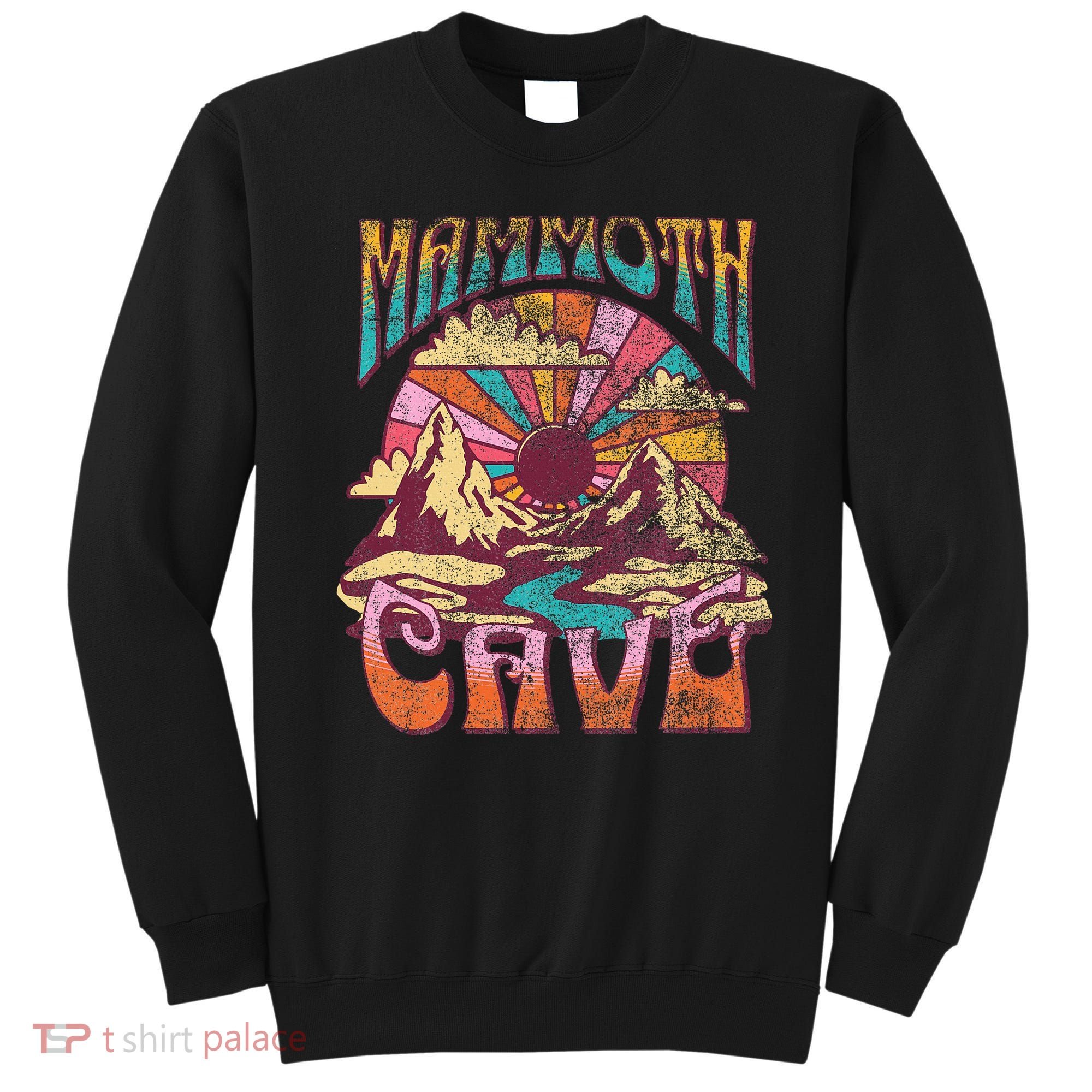 Mammoth Cave Kentucky Nature Hiking Mountains Outdoors Retro Sweatshirt