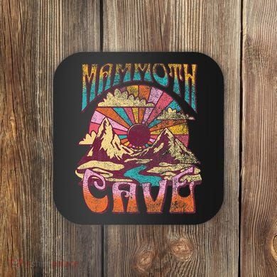 Mammoth Cave Kentucky Nature Hiking Mountains Outdoors Retro Coaster