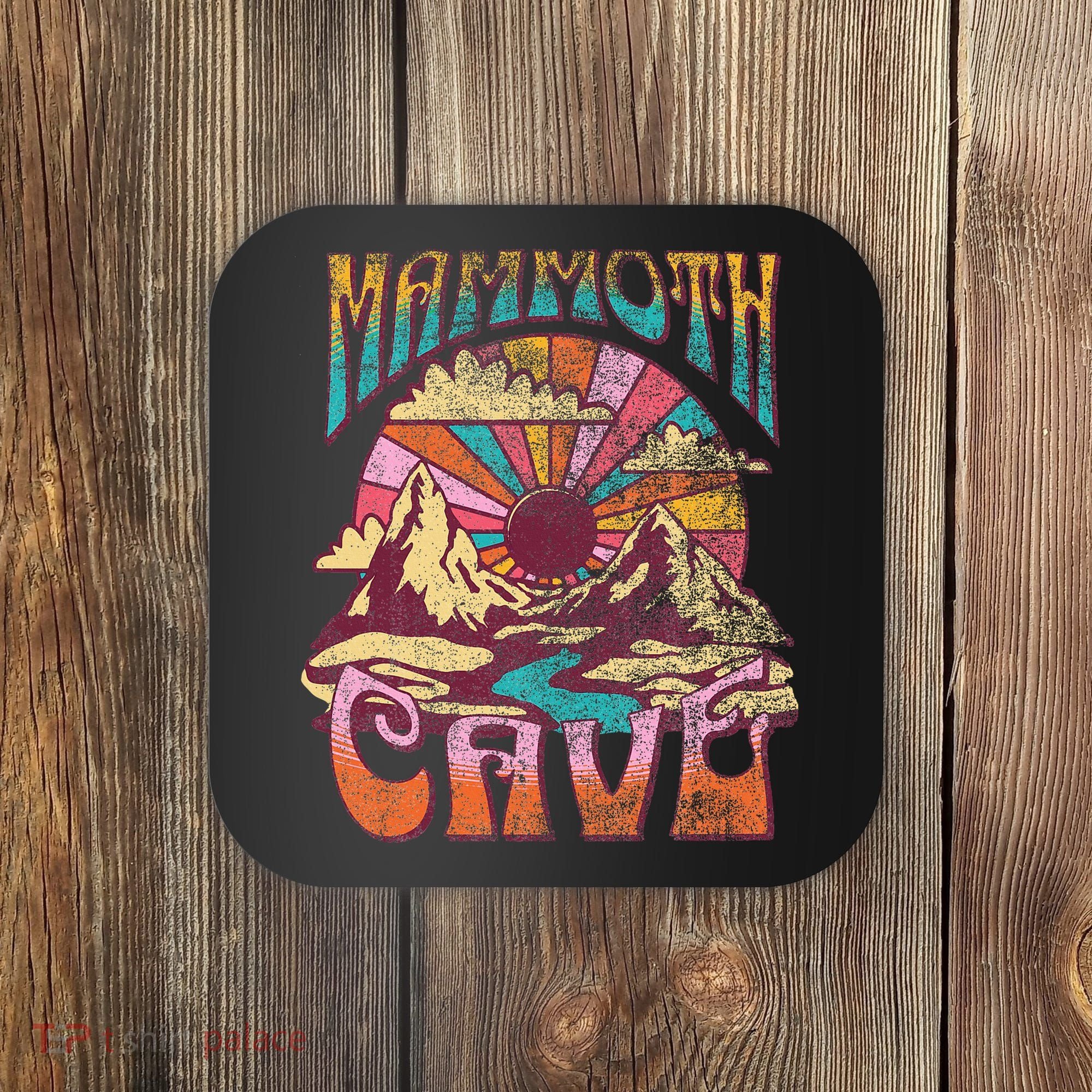 Mammoth Cave Kentucky Nature Hiking Mountains Outdoors Retro Coaster
