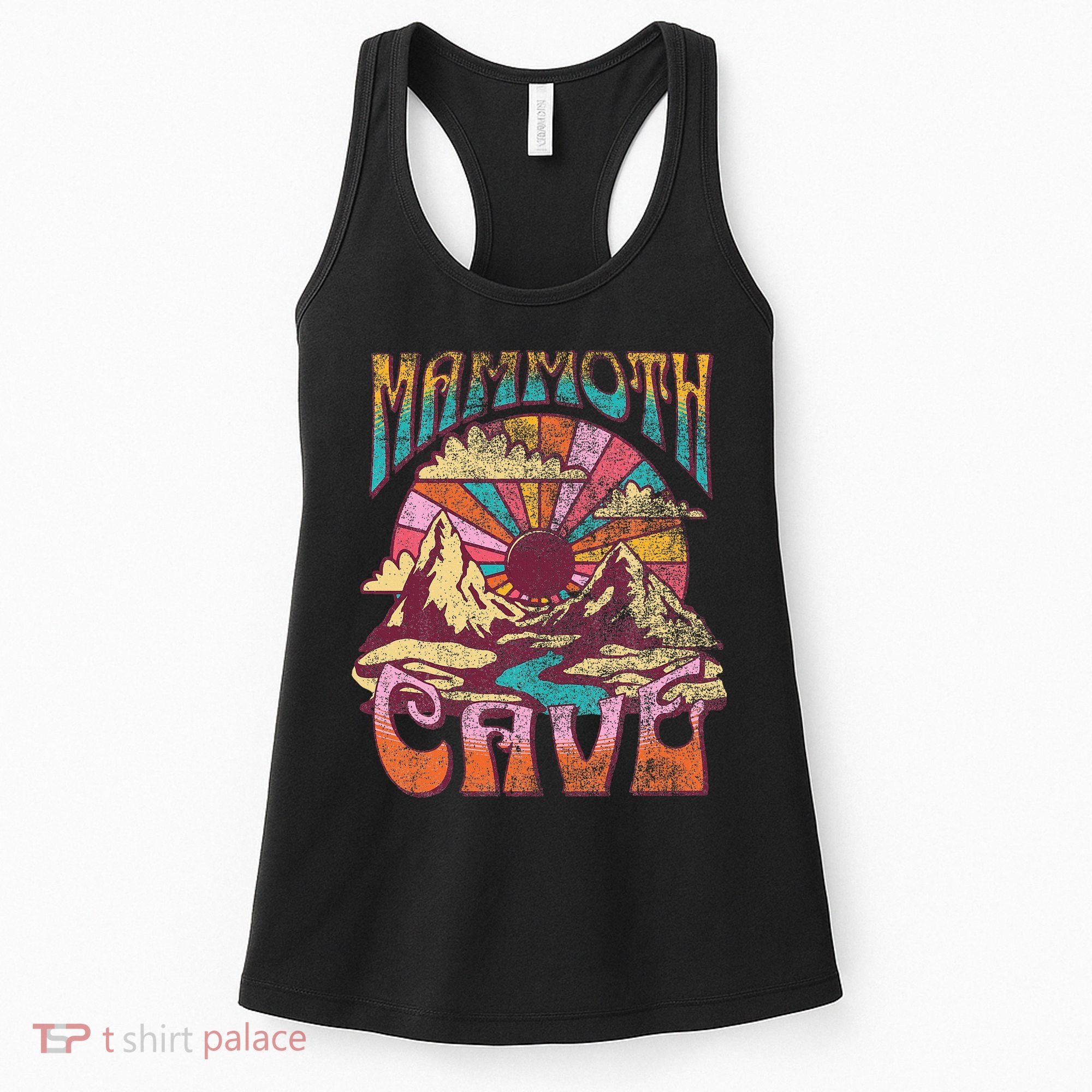 Mammoth Cave Kentucky Nature Hiking Mountains Outdoors Retro Women's Tank Top