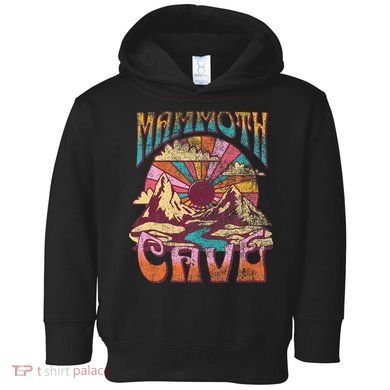 Mammoth Cave Kentucky Nature Hiking Mountains Outdoors Retro Toddler Hoodie