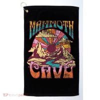 Mammoth Cave Kentucky Nature Hiking Mountains Outdoors Retro Golf Towel thumb 0