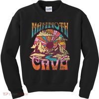 Mammoth Cave Kentucky Nature Hiking Mountains Outdoors Retro Kids Sweatshirt thumb 0