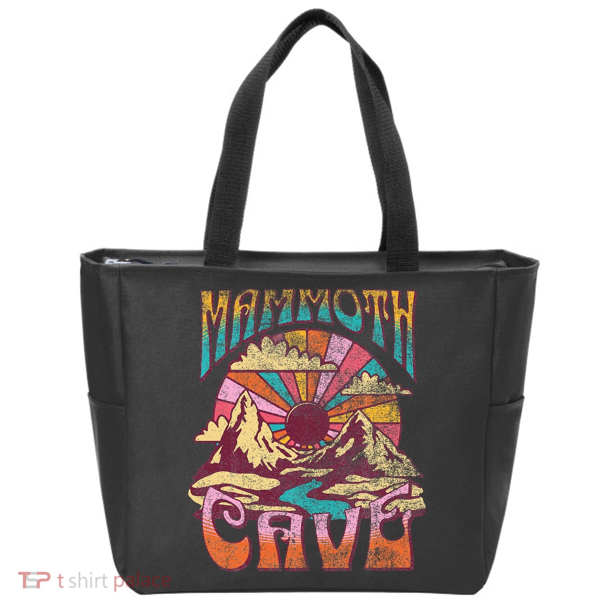 Mammoth Cave Kentucky Nature Hiking Mountains Outdoors Retro Tote Bag