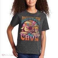 Mammoth Cave Kentucky Nature Hiking Mountains Outdoors Retro Kids T-Shirt thumb 2