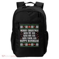 Merry Christmas K.iss My Ass His Ass Your Ass Backpack thumb 0