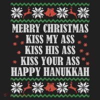 Merry Christmas K.iss My Ass His Ass Your Ass Beanie thumb 2