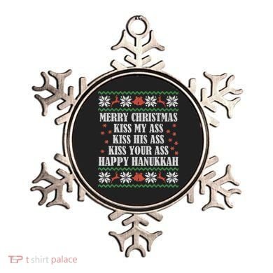 Merry Christmas K.iss My Ass His Ass Your Ass Ornament