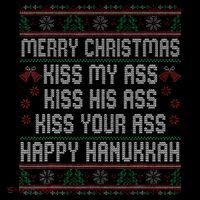 Merry Christmas Kis.s My Ass His Ass Your Ass  Coffee Mug thumb 5