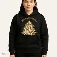 Merry Christmas Leopard Tree Holiday Hoodie thumb 5