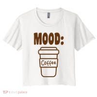 Mood Coffee Lover Women's Crop Top Tee thumb 0
