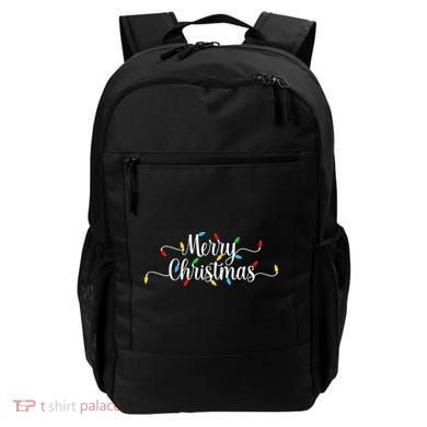 Merry Christmas Lights  Backpack