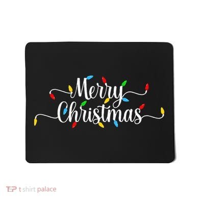 Merry Christmas Lights  Mousepad