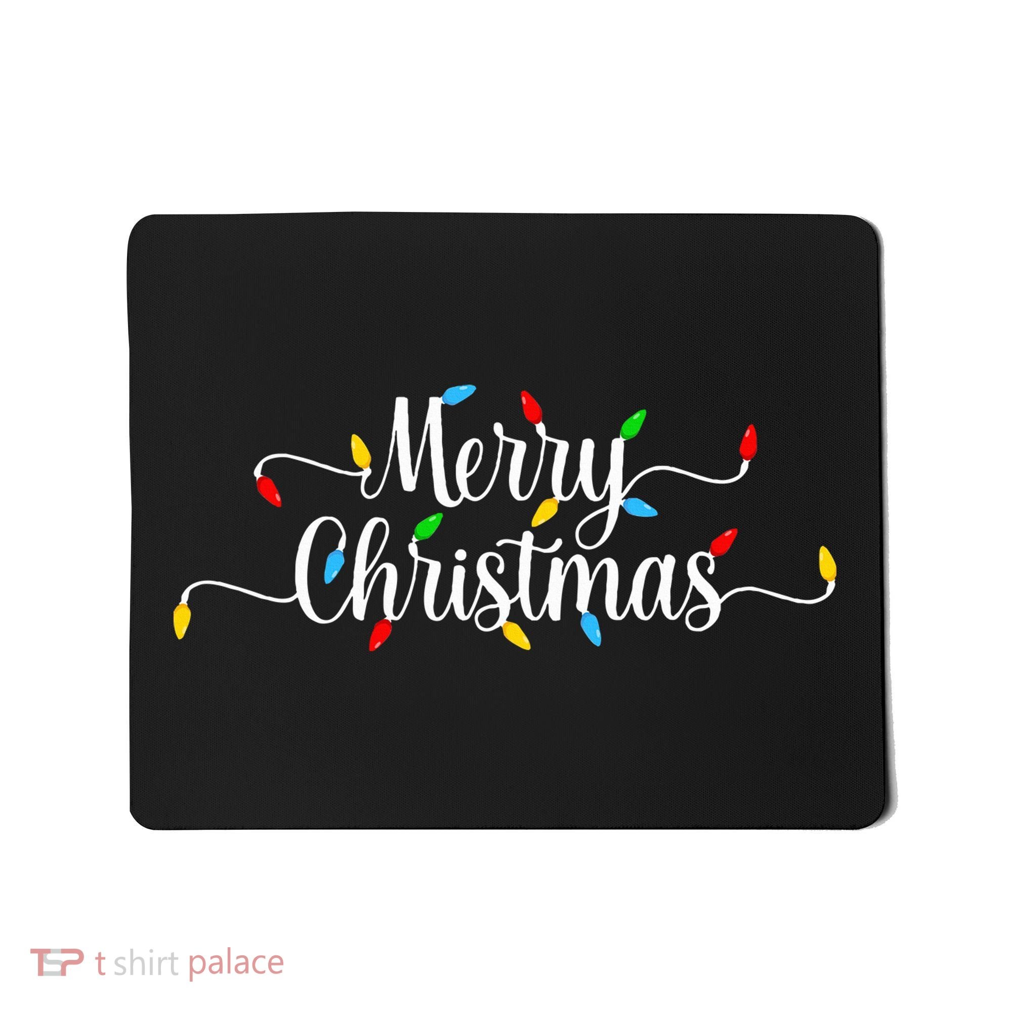 Merry Christmas Lights  Mousepad
