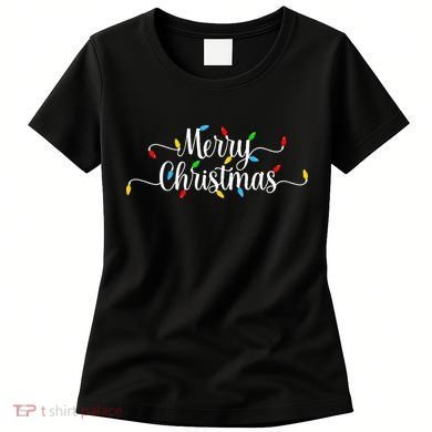 Merry Christmas Lights  Women's T-Shirt