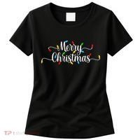 Merry Christmas Lights  Women's T-Shirt thumb 0