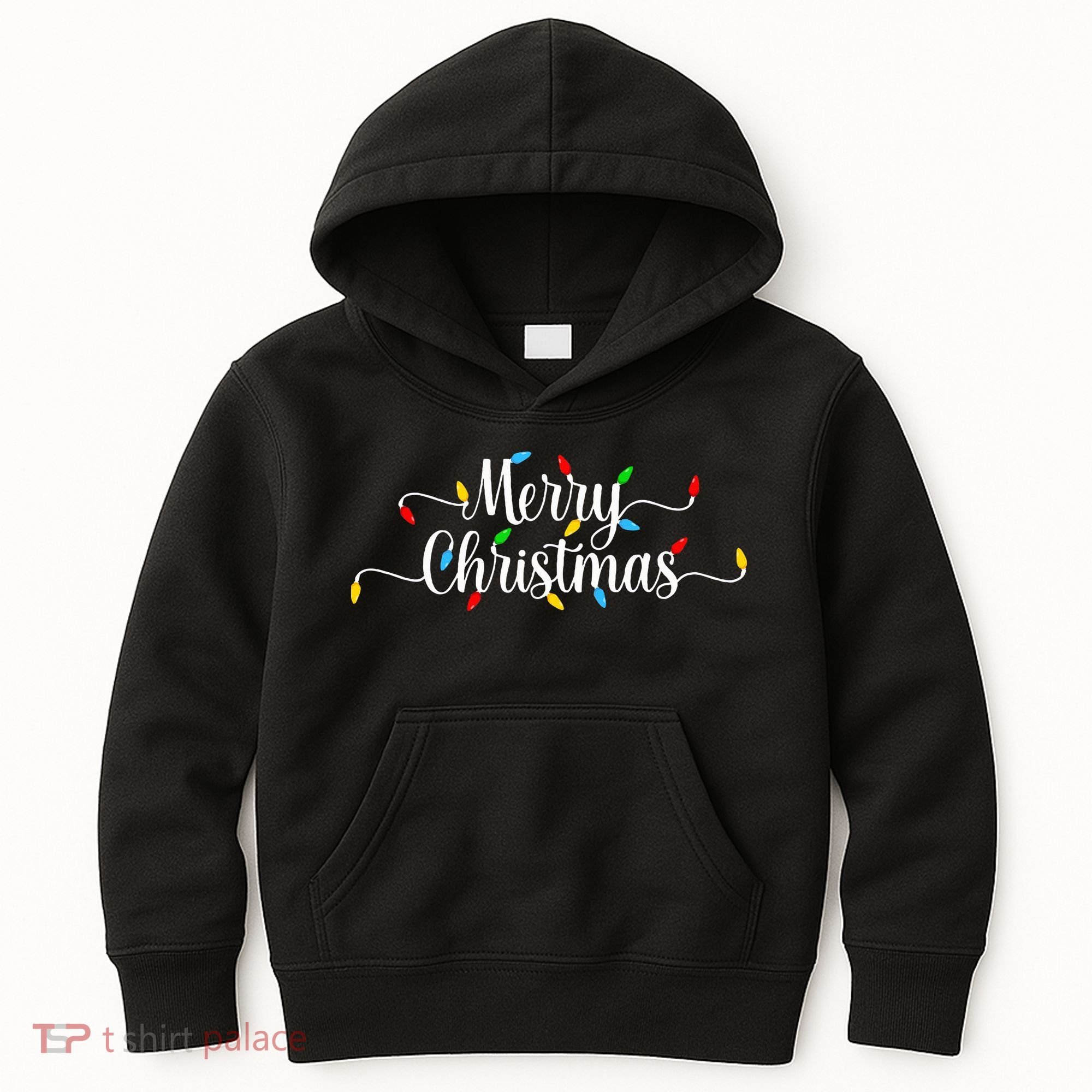 Merry Christmas Lights  Kids Hoodie