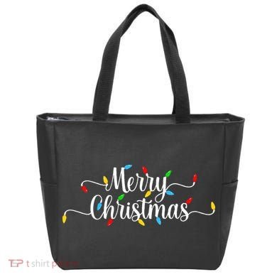 Merry Christmas Lights  Tote Bag