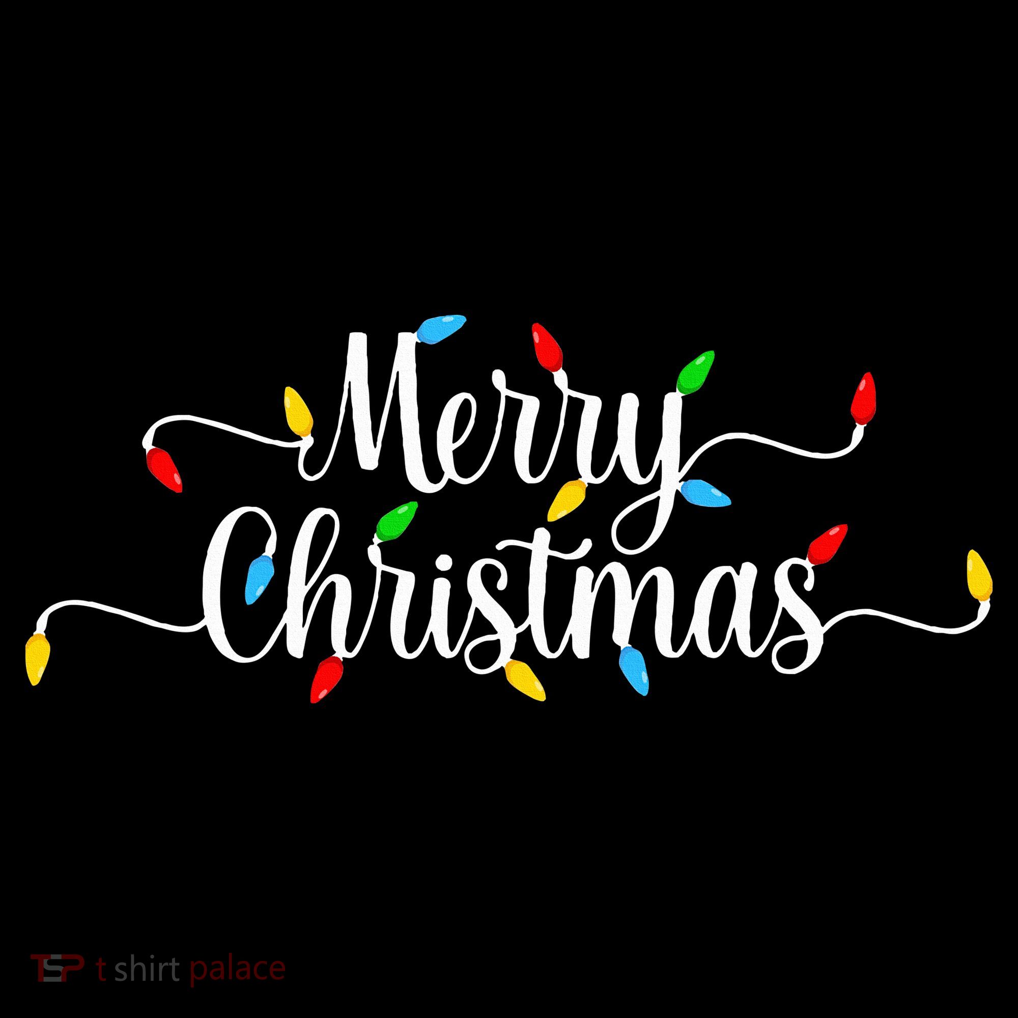 Merry Christmas Lights  Tote Bag