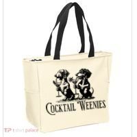 Martini Cocktail Lover Dachshund Cocktail Weenies Dachshund Tote Bag thumb 2