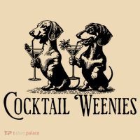 Martini Cocktail Lover Dachshund Cocktail Weenies Dachshund Tote Bag thumb 4