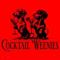 Martini Cocktail Lover Dachshund Cocktail Weenies Dachshund Santa Hat thumb 1