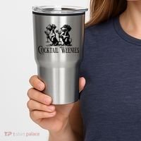 Martini Cocktail Lover Dachshund Cocktail Weenies Dachshund Tumbler thumb 2