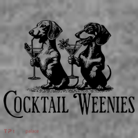Martini Cocktail Lover Dachshund Cocktail Weenies Dachshund Toddler Hoodie thumb 2