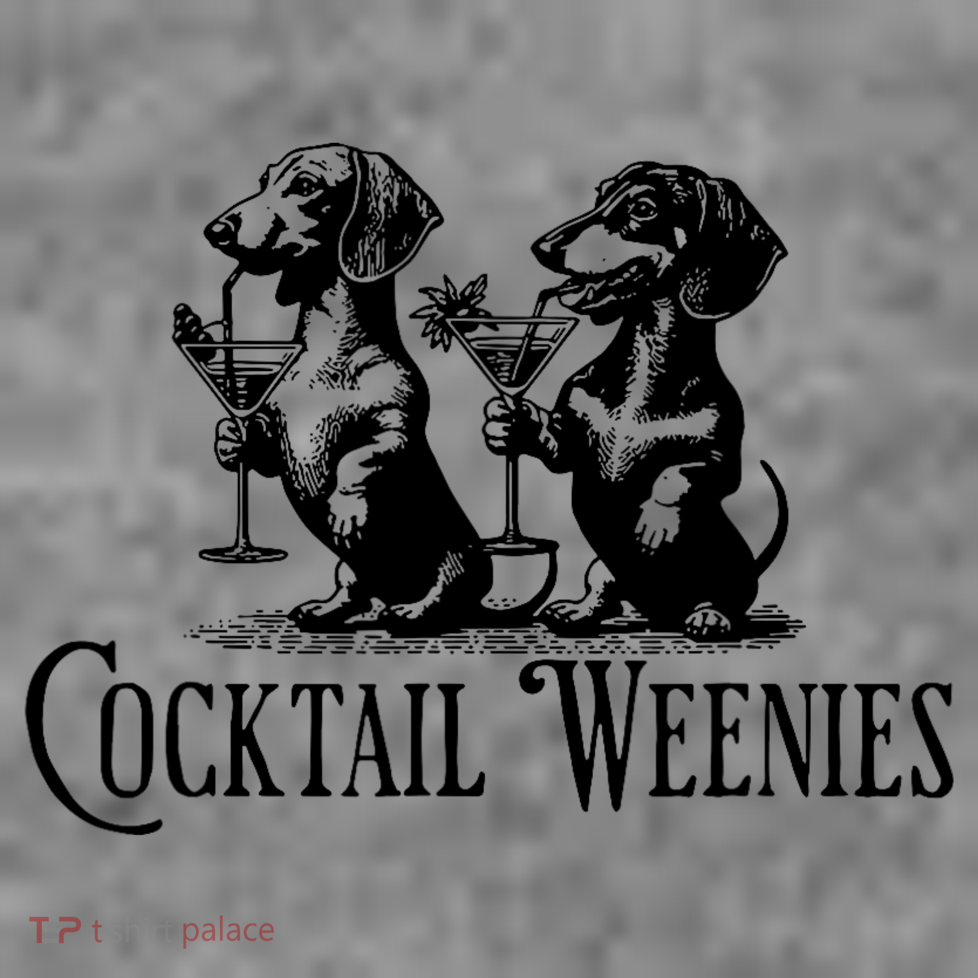 Martini Cocktail Lover Dachshund Cocktail Weenies Dachshund Toddler Hoodie