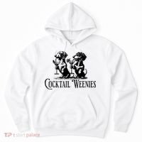 Martini Cocktail Lover Dachshund Cocktail Weenies Dachshund Hoodie thumb 0