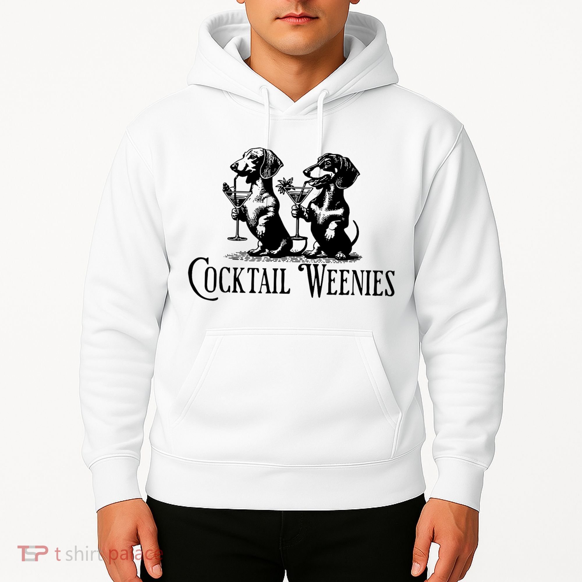 Martini Cocktail Lover Dachshund Cocktail Weenies Dachshund Hoodie