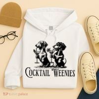 Martini Cocktail Lover Dachshund Cocktail Weenies Dachshund Hoodie thumb 4