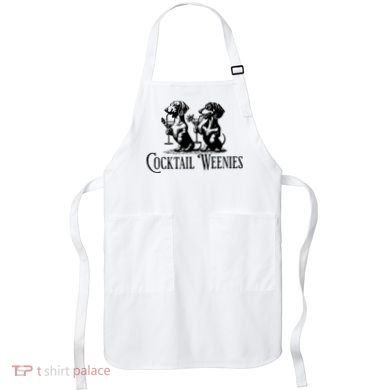 Martini Cocktail Lover Dachshund Cocktail Weenies Dachshund Apron