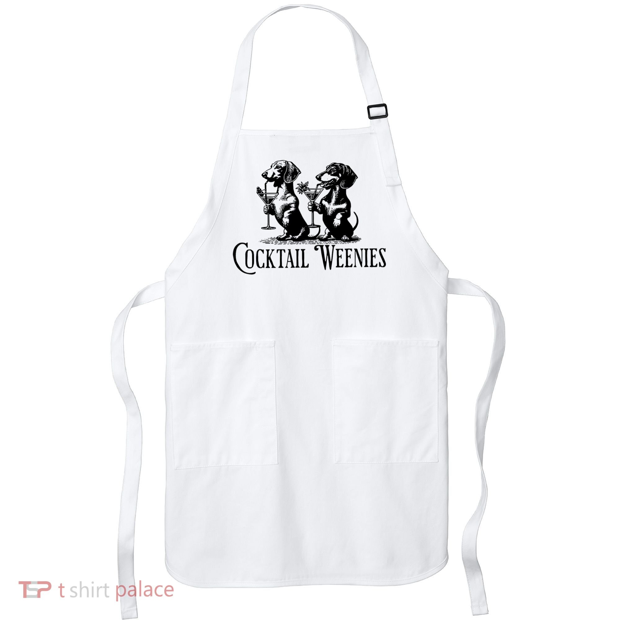 Martini Cocktail Lover Dachshund Cocktail Weenies Dachshund Apron