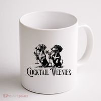 Martini Cocktail Lover Dachshund Cocktail Weenies Dachshund Coffee Mug thumb 1