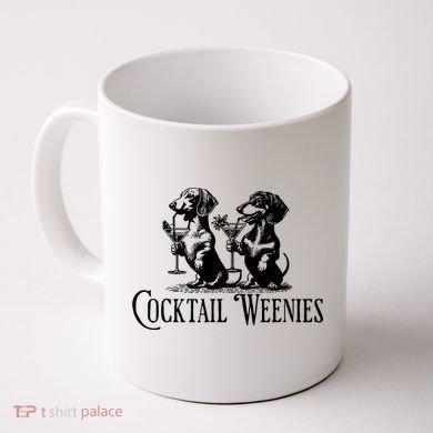 Martini Cocktail Lover Dachshund Cocktail Weenies Dachshund Coffee Mug