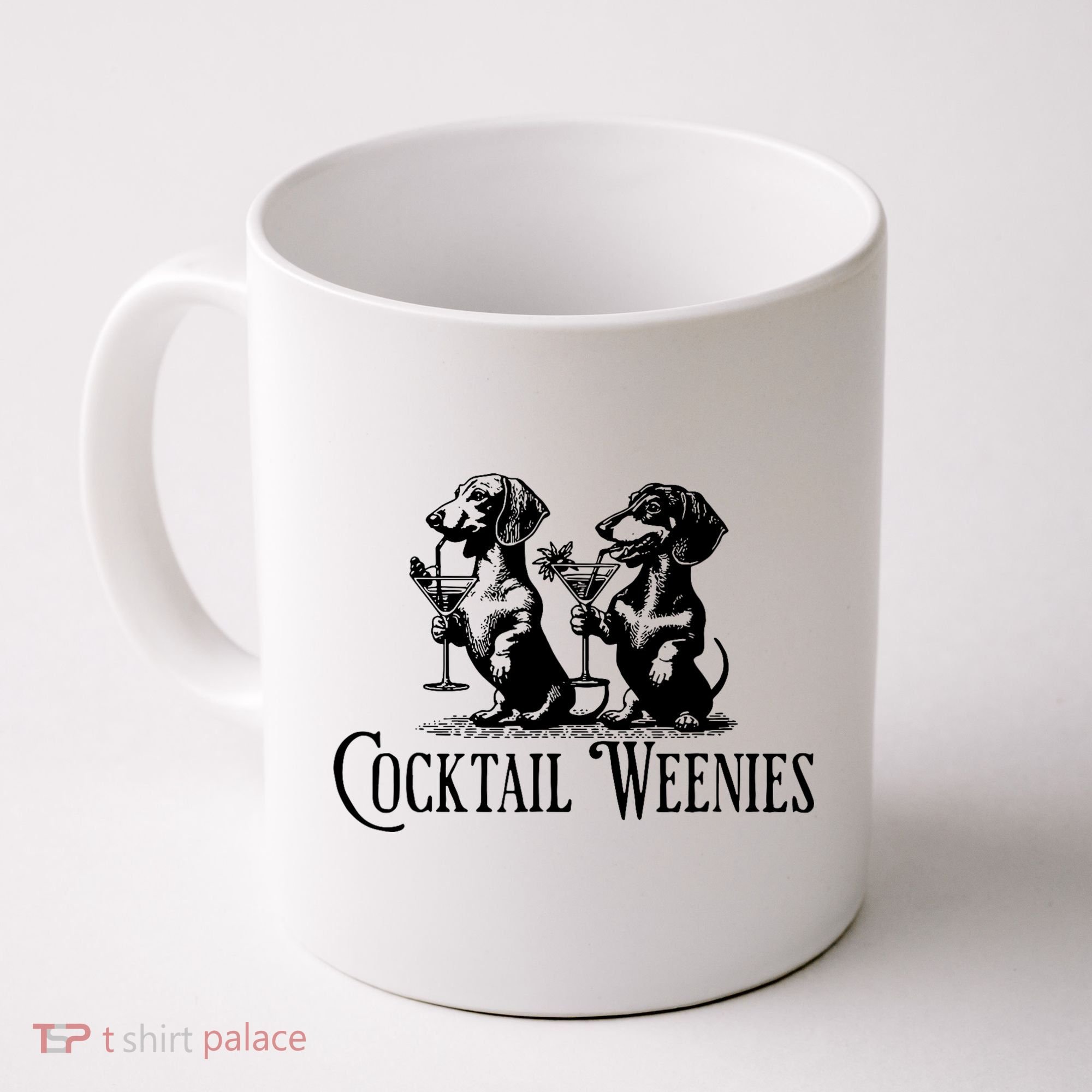 Martini Cocktail Lover Dachshund Cocktail Weenies Dachshund Coffee Mug