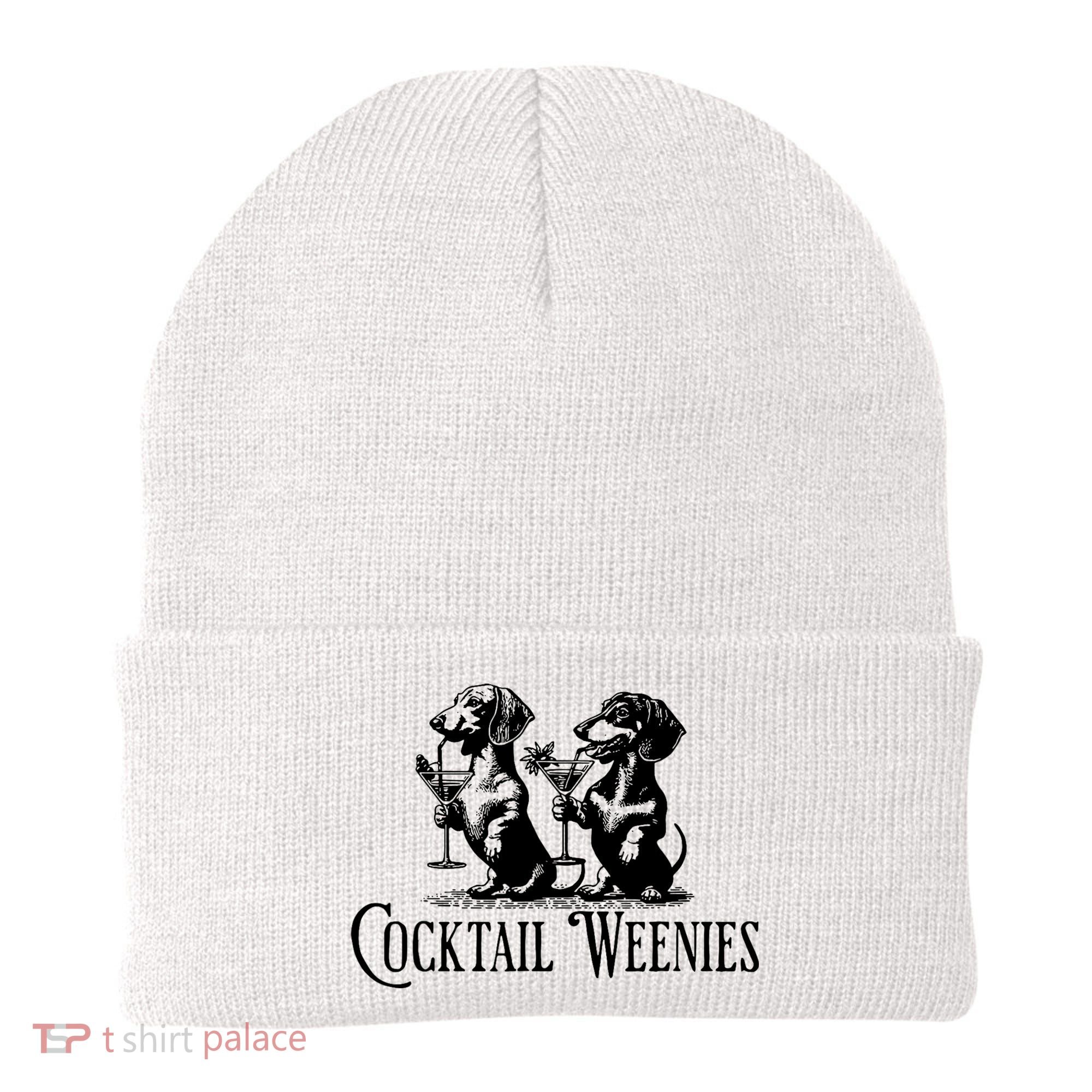 Martini Cocktail Lover Dachshund Cocktail Weenies Dachshund Beanie