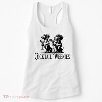 Martini Cocktail Lover Dachshund Cocktail Weenies Dachshund Women's Tank Top thumb 0