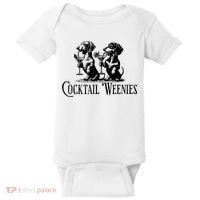 Martini Cocktail Lover Dachshund Cocktail Weenies Dachshund Baby Bodysuit thumb 0
